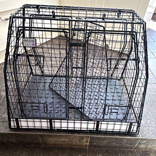 Barjo steel dog car - steel, crate