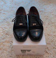 Russell & Bromley Abacrombie Black Leather and Suede Laced Brogues UK 5.5