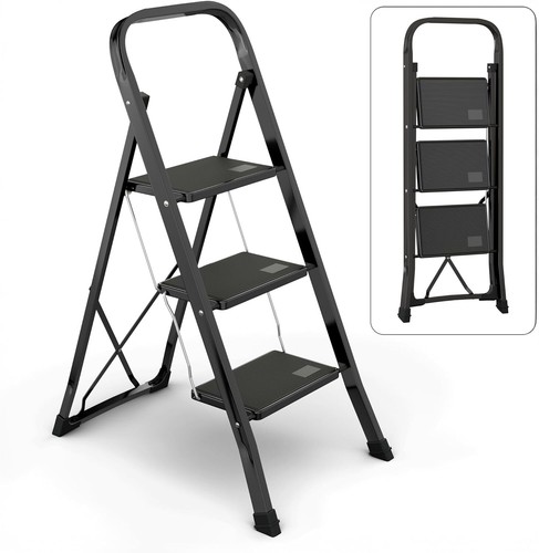 Steel folding step stool - folding, 2/3