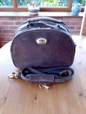 Simulated Brown Suede Hand/shoulder Bag By Fiore c/w Padded Strap