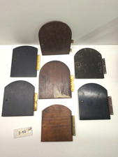 Mantel Clock Job Lot of 7 Assorted Wooden Back Doors -parts ,spares