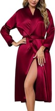 Lovasy Women's Satin Dressing