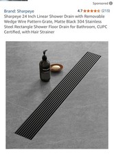 24 inch Sharpeye Linear Shower