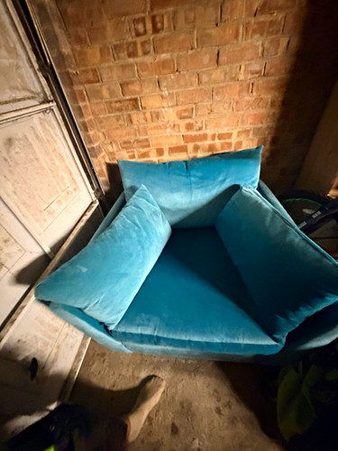 Genuine white meadow - , armchair