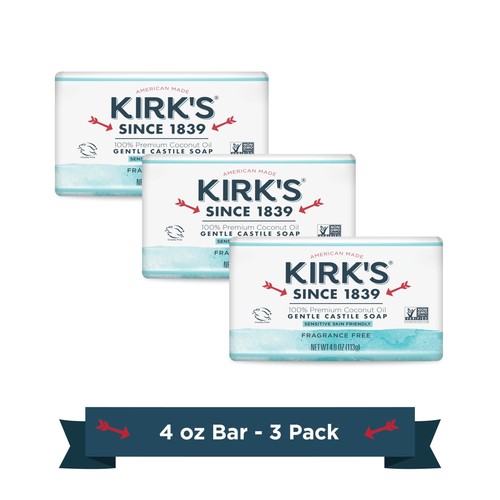 Kirk fragrance free castile - kirk,