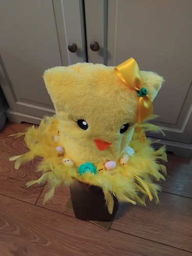 Easter chick bonnet fab - easter,