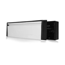 UAP Framemaster 12" Letterplate Letterbox Wooden Composite uPVC 40-80mm Silver