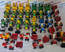Choose 1970s Tiny Tonka Tractor And Trailers Various Colour Combinations