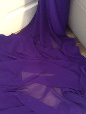 1 mtr cadbury purple chiffon