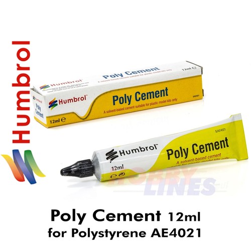 Poly cement 12ml tube - cement, for