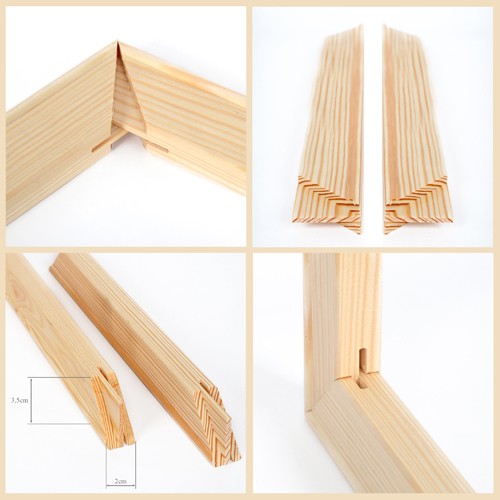 Stretcher bars set stretcher