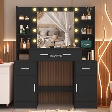 Dressing Table Black Corner