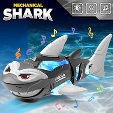 Electric Crawling Shark Toy