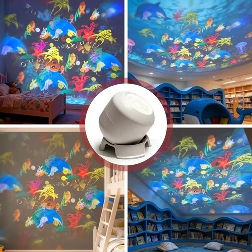 Rotating led projector light - led,