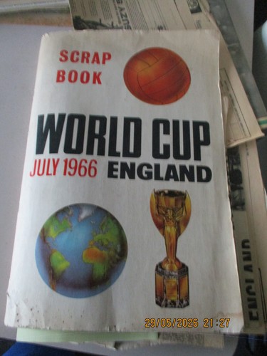 Scrap book world cup england - cup,