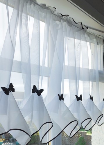 Butterfly voile curtain - butterfly,