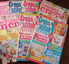 8 assorted cross stitch magazines - no kit or or it's chart, taken as seen (D)