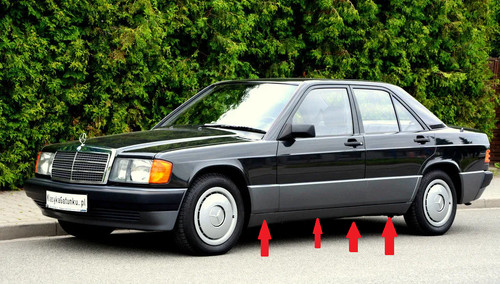 Mercedes benz w201 190e lower - mercedes,