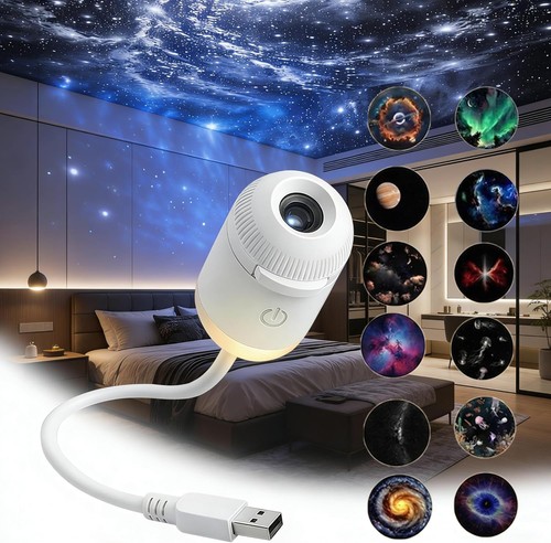 Galaxy projector night - 2-in-1,