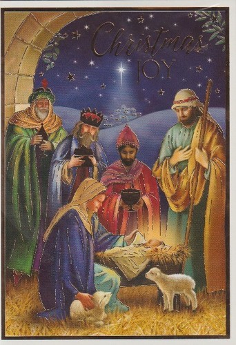 Religious christmas greeting - religious,