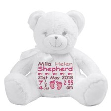 Personalised teddy bear baby - bear, baby's