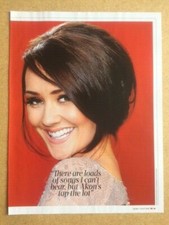 CLAIRE COOPER / HOLLYOAKS Original Vintage Magazine Clipping / Poster
