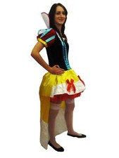 Sexy Snow Queen Princess Fancy Dress Costume Outfit 