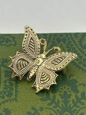 Damascene Butterfly Brooch