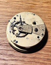 Antique 1880s English FUSEE Pocket Watch Movement, Nice Condition