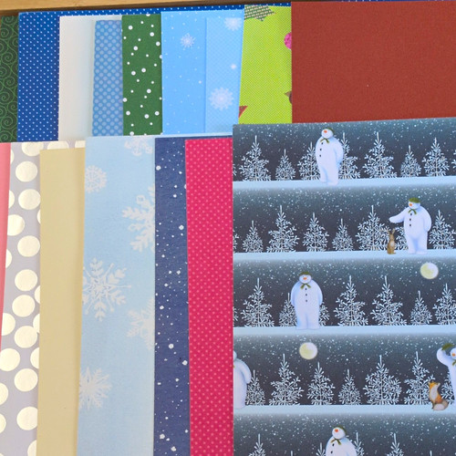 Christmas papercraft box 400g - christmas,