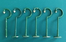 6 Street Lamp Posts Arched top OO gauge Railway Modelling Painted green