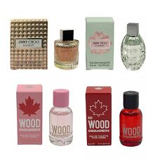 Womens Perfume Miniature Gift Travel Set x4 Dsquared & Jimmy Choo