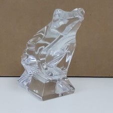J.G. Durand Crystal Glass Frog