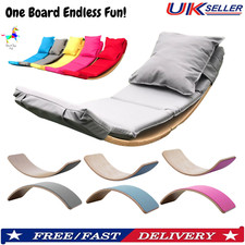 Wooden balance board wobble - board,