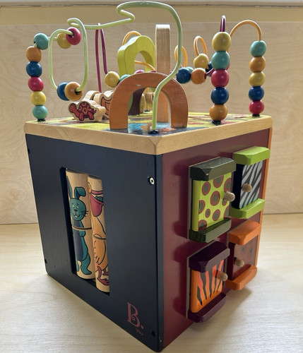 Zany zoo wooden - zoo, cube