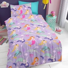 Girls Mermaid Duvet Cover