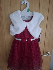 Red Sparkly Party Dress With