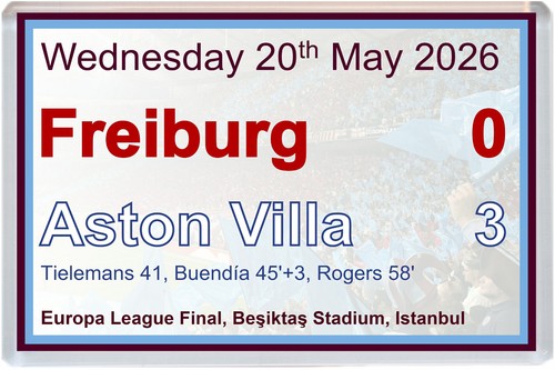 Aston villa europa - cup, final