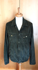 LOIS TEJANA LARGE DARK GREEN JUMBO CORD CORDUROY COTTON JACKET MADE IN SPAIN
