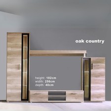 BENTLEY White Oak TV Stand