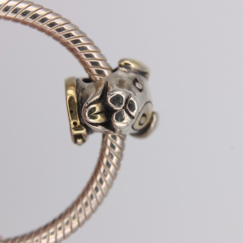 Pugster dog head - pugster, bracelet