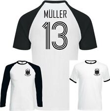 GERD MULLER T-Shirt West Germany Football Footballer Tee Top Kit 