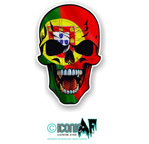 Realistic evil gothic skull - evil,