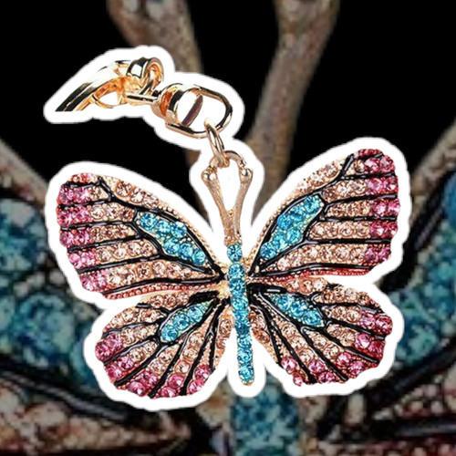 Diamante butterfly womens - diamante,