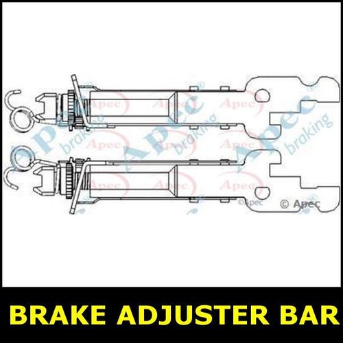 Brake adjuster bar rear for - brake,
