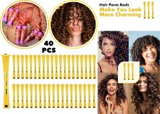 40pcs Hair Perm Rods Bar