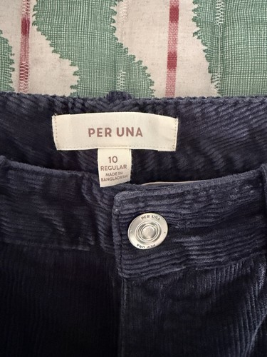 Per una navy blue cord - una,