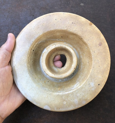 Antique stoneware butter - antique,