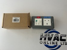 Greenbrook M22M SafetySure 13A Twin RCD Socket Metal Clad 10mA C10 PC ONLY