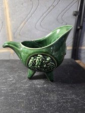 Vintage McCoy Pottery USA Green Ceramic Jug